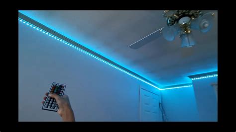 If your preventative measures fail and your led strips become unstuck, don't worry! 1-Day DIY LED Strip Light installation - YouTube