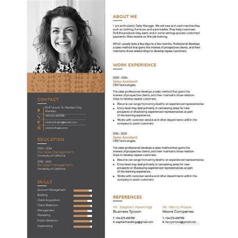 Download from a cv library of 229 free uk cv templates in microsoft word format. 15+ One-Page Resume Templates | Free & Premium Templates