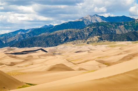 Great Sand Dunes National Park And Preserve Stock Image Image Of