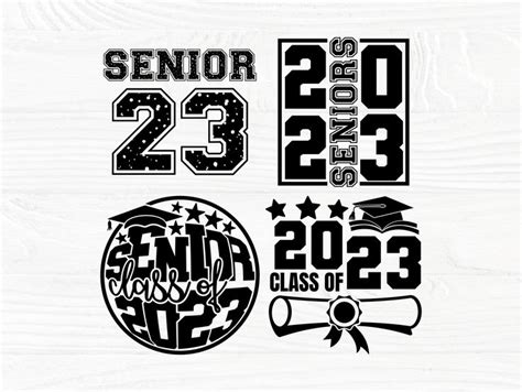 Graduation Svg Bundle Senior 2023 Svg Class Of 2023 Svg Png Etsy Uk