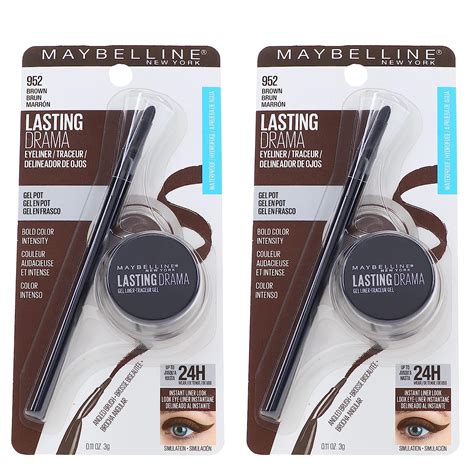 Maybelline Eye Studio Lasting Drama Gel Liner Brown 2