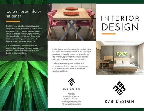 Interior Design Brochure Template Free Download Best Home Design Ideas
