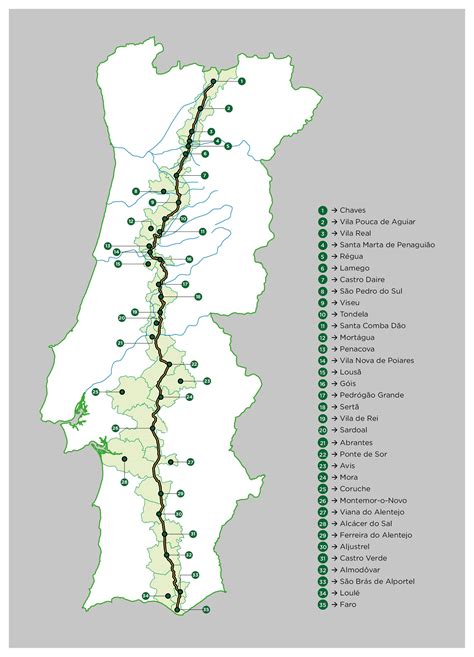 Mapa Da Estrada Nacional 2 Portugal Mapa Mundi