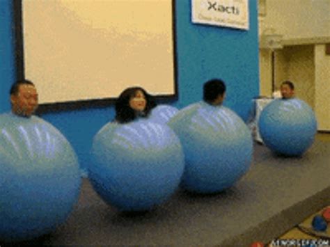 Children Playing Bouncy Ball 