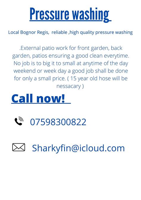 Pressure Washing Bognor Regis Nextdoor