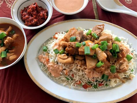 Singapore Style Chicken Layered Fried Rice Recipe By Archanas Kitchen