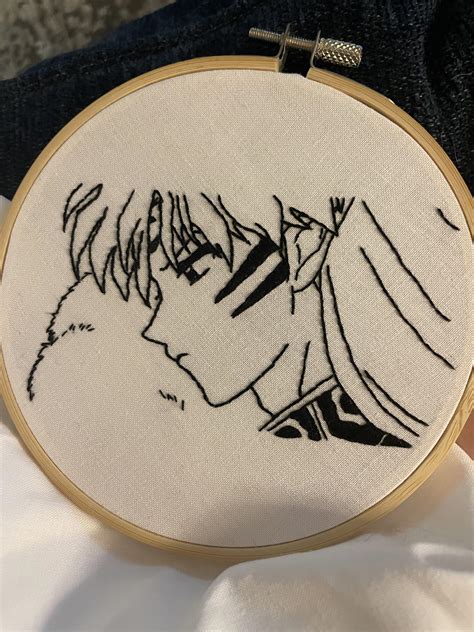 Embroidered Sesshomaru Last Night And Im Really Happy With How It Came