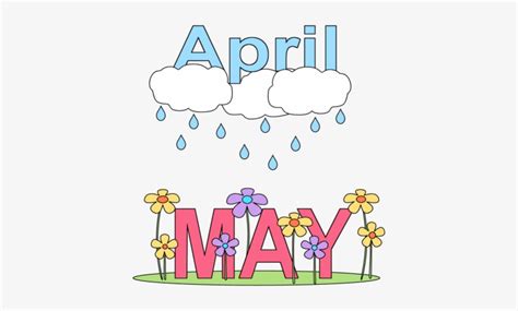 April Clipart For Calendars