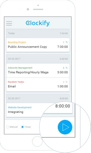 Select the best employee timesheet app for android and iphone. Free iPhone Time Tracking App - Clockify