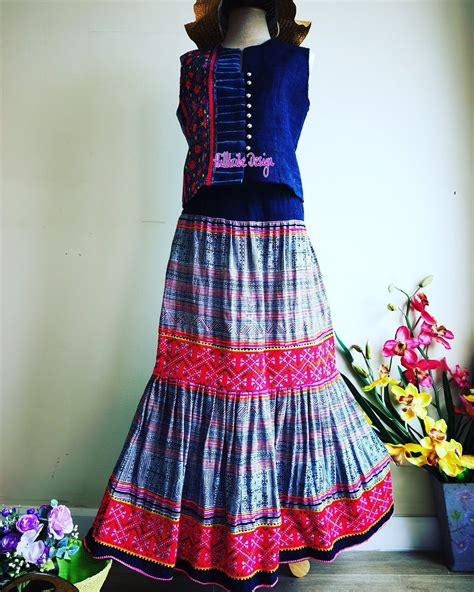 vintage-hmong-fabric-handmade-ในปี-2020-แฟชั่นผู้หญิง