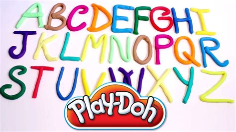 Play Doh Abcs Learning The Alphabet With Play Doh Youtube