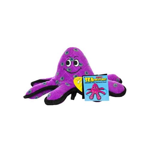 Tuffy Ocean Creature Small Octopus Durable Dog Toy 1007019 Blains