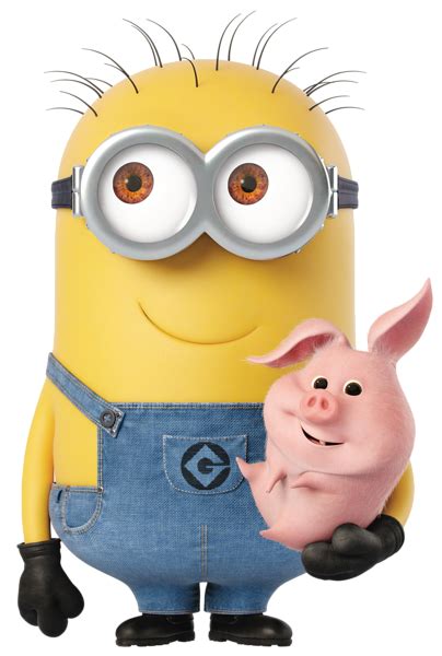 Image Minion With Piggy Transparent Cartoon Png Imagepng Justin
