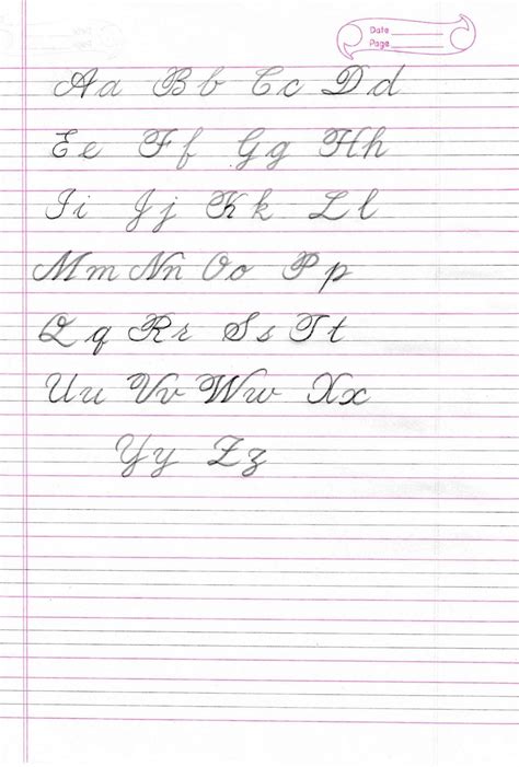Cursive Writing Worksheets A To Z | Writing Worksheets Free Download