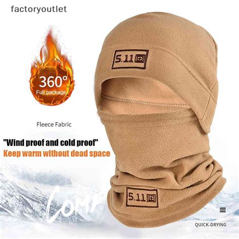 Fcmy Winter Polar Coral Hat Fleece Balaclava Men Face Warmer Beanies Thermal Head Cover Sports