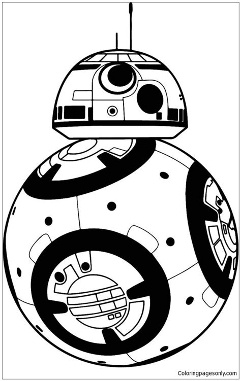 Star Wars Bb8 Coloring Pages Adult Coloring Pages