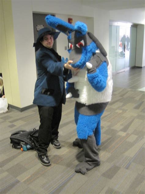 I have no trainer dont want one and i dont think i will ever evolve. Lucario Cosplay by secretsof2113 on DeviantArt