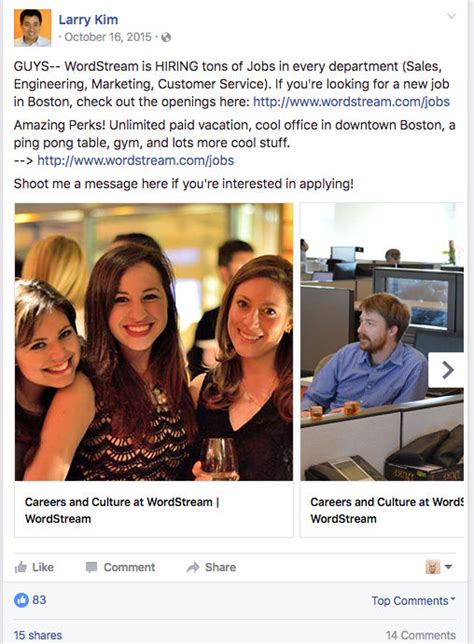 How To Use Facebook Ads To Find And Recruit New Employees Search