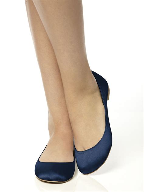 Modest gowns for your style. wedding flats navy blue | Wedding Shoes | Pinterest ...