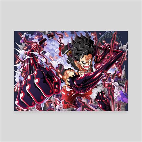 Luffy Gear 4 Snakeman One Piece An Art Canvas By One Piece World