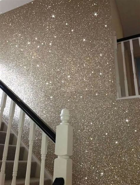 35 Inspiring Glitter Wall Paint To Make Over Your Room
