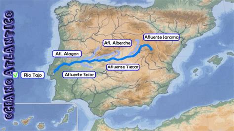 Mapas Mudos De Rios De España Mentepensadora Mapas Mudos Físicos