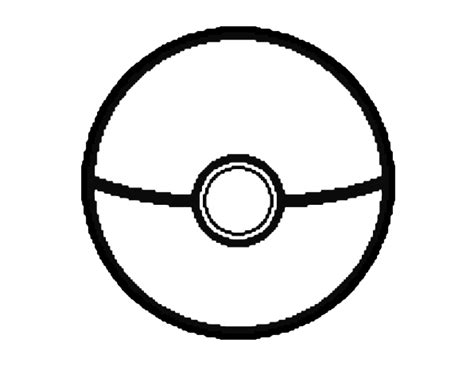 Pokeball Pokemon Ball Coloring Page Sketch Coloring Page