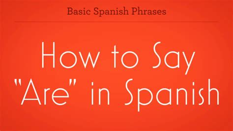 Beginner Spanish Lessons Howcast