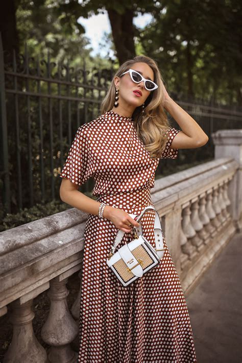 Pretty Woman Vibes The Brown Polka Dot Set Memorandum Nyc Fashion And Lifestyle Blog For The