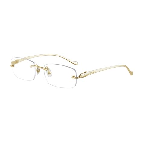Cartier Optical Glasses Ct0061o Gold Cartier Eyewear Avvenice