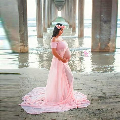Maternity Dress Women Pregnants Photography Props Chiffon Dresses Dresses