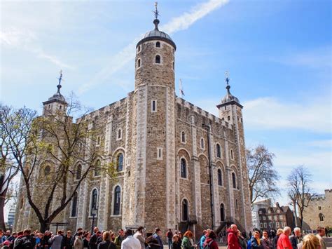 White Tower In The Tower Of London Historical Site Editorial