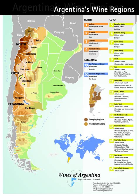 Argentinas Wine Regions Wine Map Wine Region Map Wine Region
