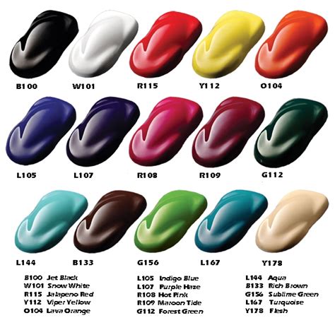 To understand the history of color usage as well as how codes and promotional names for the same paint have changed with time. High Quality Custom Automotive Paint Colors #9 Candy Paint ...