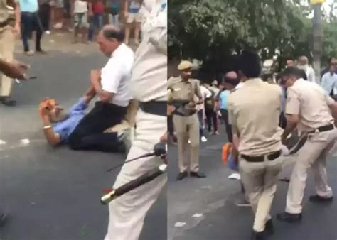 Mukherjee Nagar Clash Sikh Community Stage Street Protest Demands To Sack Delhi Cops Who