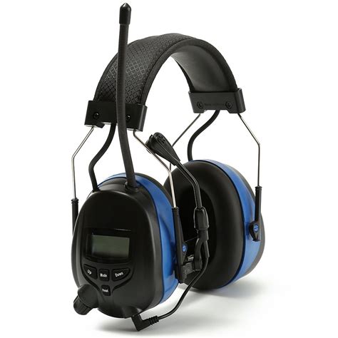 Protear Bluetooth Hearing Protection Headphones With Amfm Digital
