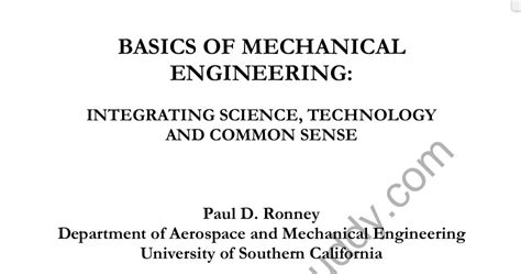 Basic Mechanical Engineering Notes Pdf Download Free ~ The Engineer Buddy