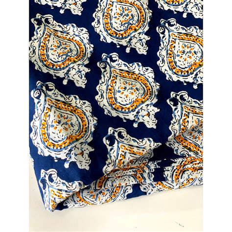 medallion print on indian cotton fabric printed cotton by the yard fashion and home linen