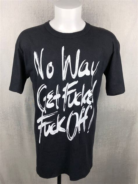 Band Tees Vintage 80s The Angels No Way Get Fucked Fuck Off Shirt Grailed