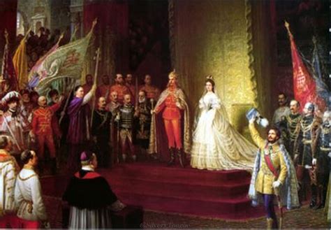 On June 8th 1867 Emperor Franz Joseph And Empress Elisabeth Were Crowned King And Queen Of