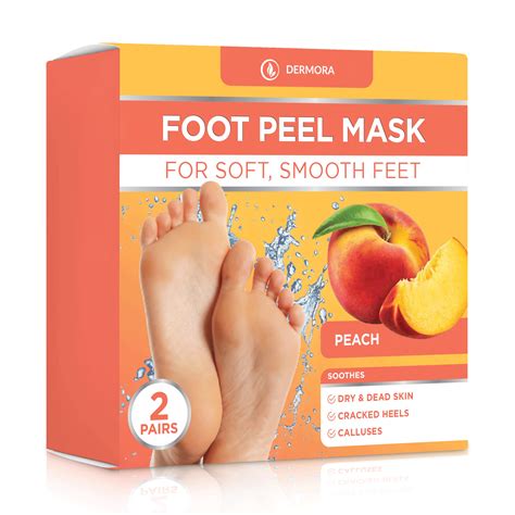 Mua Dermora Foot Peel Mask 2 Pack Of Regular Skin Exfoliating Foot Masks For Dry Cracked Feet