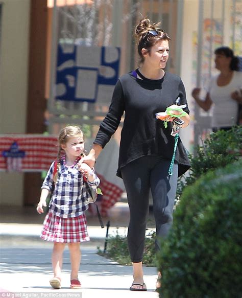 Tiffani Thiessen Picks Up Daughter From School In Leggings And Sweater