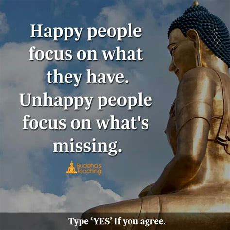 Happy Happy People Focus On What They Have Buddha Thoughts Happy
