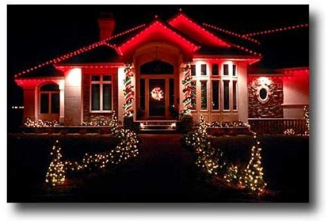 White And Red Christmas Lights