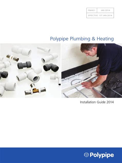 Polypipe Plumbing Heating Installation Guide A5 Web54 Pipe Fluid