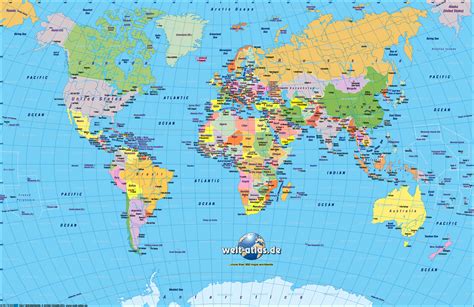 Atlas Mundial World Map Weltkarte Peta Dunia Mapa Del Mundo Earth Map
