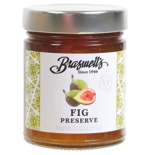 Best Fig Preserve 11 Oz In Reusable Glassware Braswell S