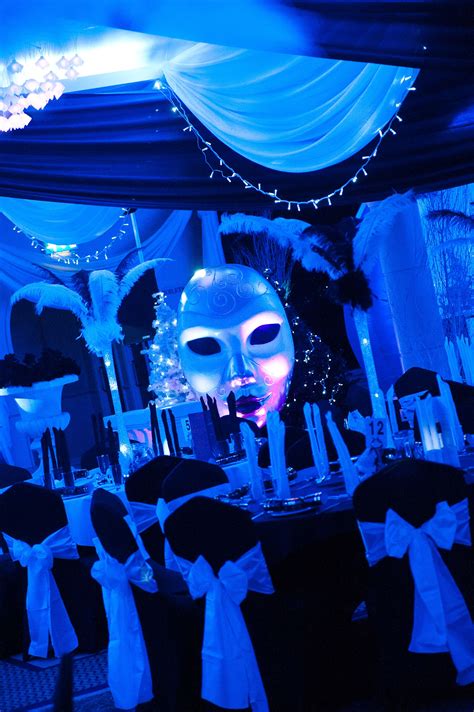 Black And White Masquerade Ball At The Auction House Photo By