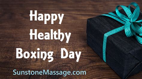 On Boxing Day Give A T Of Health With Massage Therapy Sunstone Registered Massage Therapy