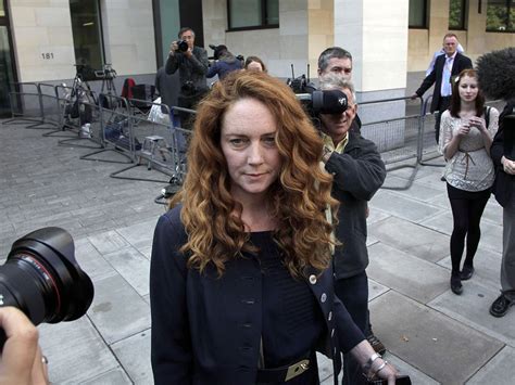 Rebekah Brooks And Andy Coulson At Old Bailey For Start Of First Phone